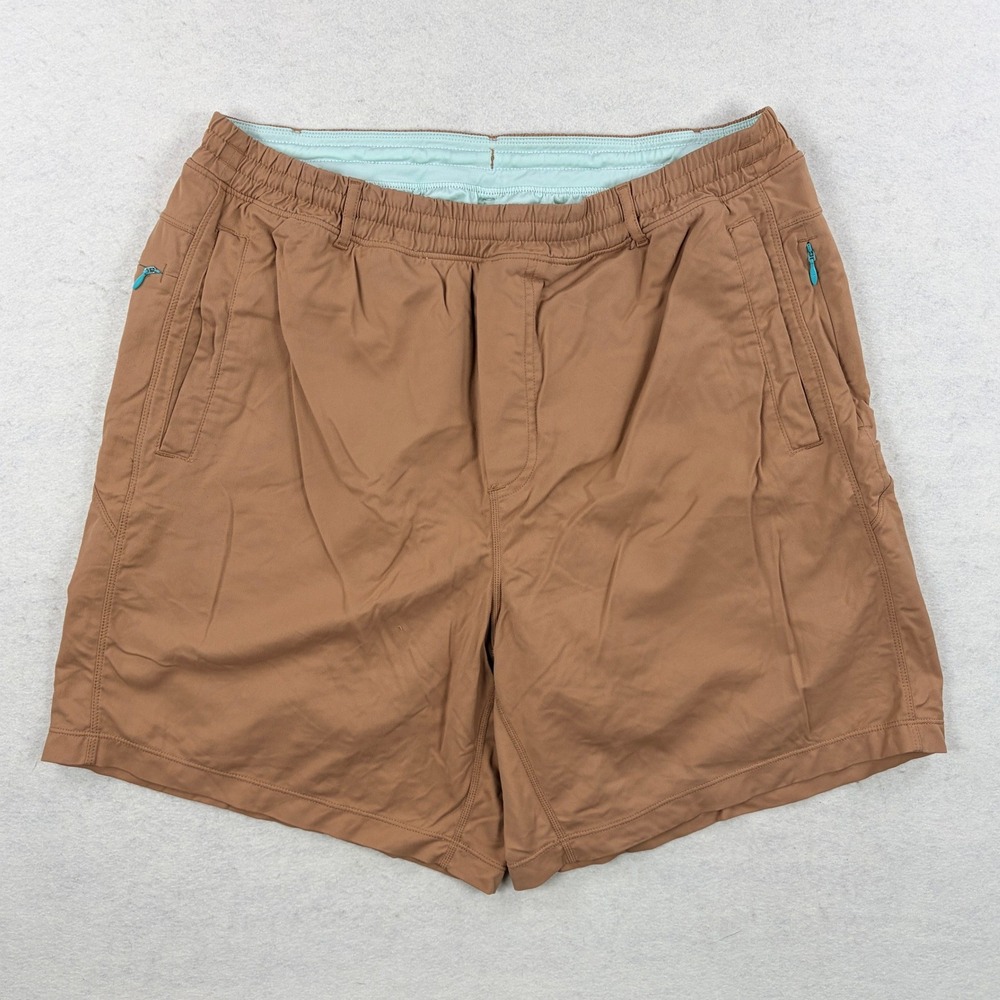Birddogs Classic Men Gym Shorts XL Brown Built-in Liner Activewear